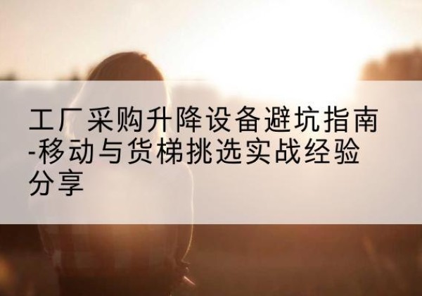 德阳移动式升降机怎么选-工厂采购升降设备避坑指南-移动与货梯挑选实战经验分享